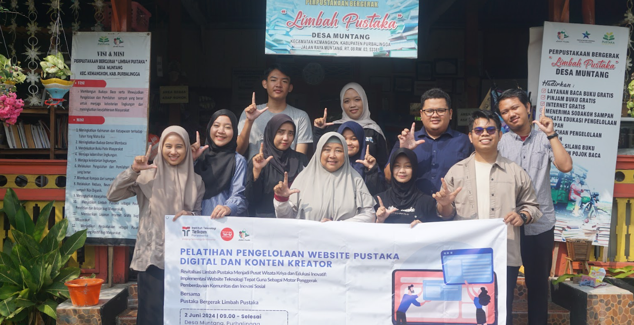 Pelatihan Pengelolaan Website Pustaka Digital dan Konten Kreator