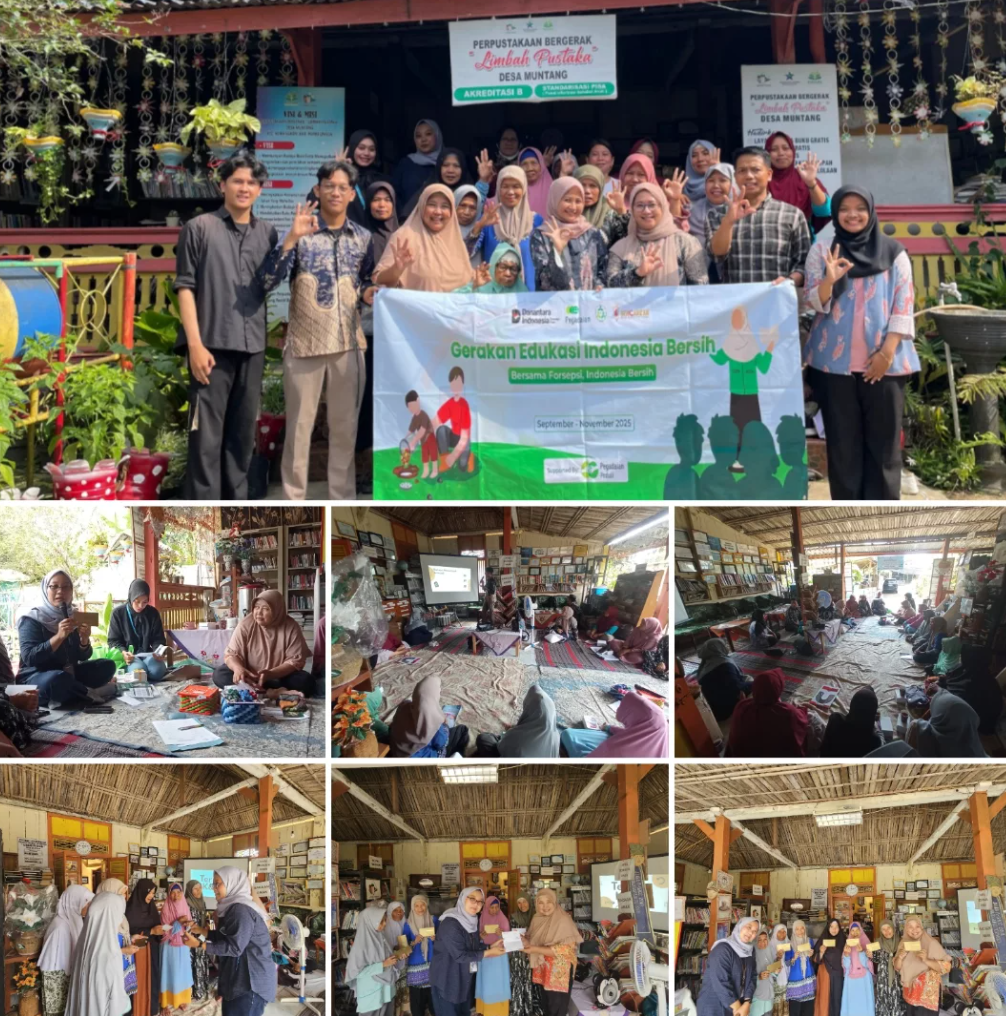 "Mengemaskan Sampah": Kolaborasi Limbah Pustaka, FORSEPSI, dan Pegadaian Edukasi Literasi Finansial