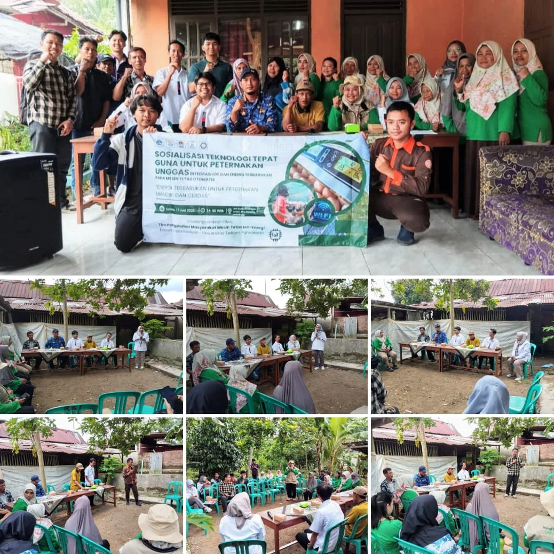 Literasi Teknologi Tepat Guna: Limbah Pustaka dan Telkom University Tingkatkan Ekonomi Perempuan dengan IoT dan Energi Terbarukan"
