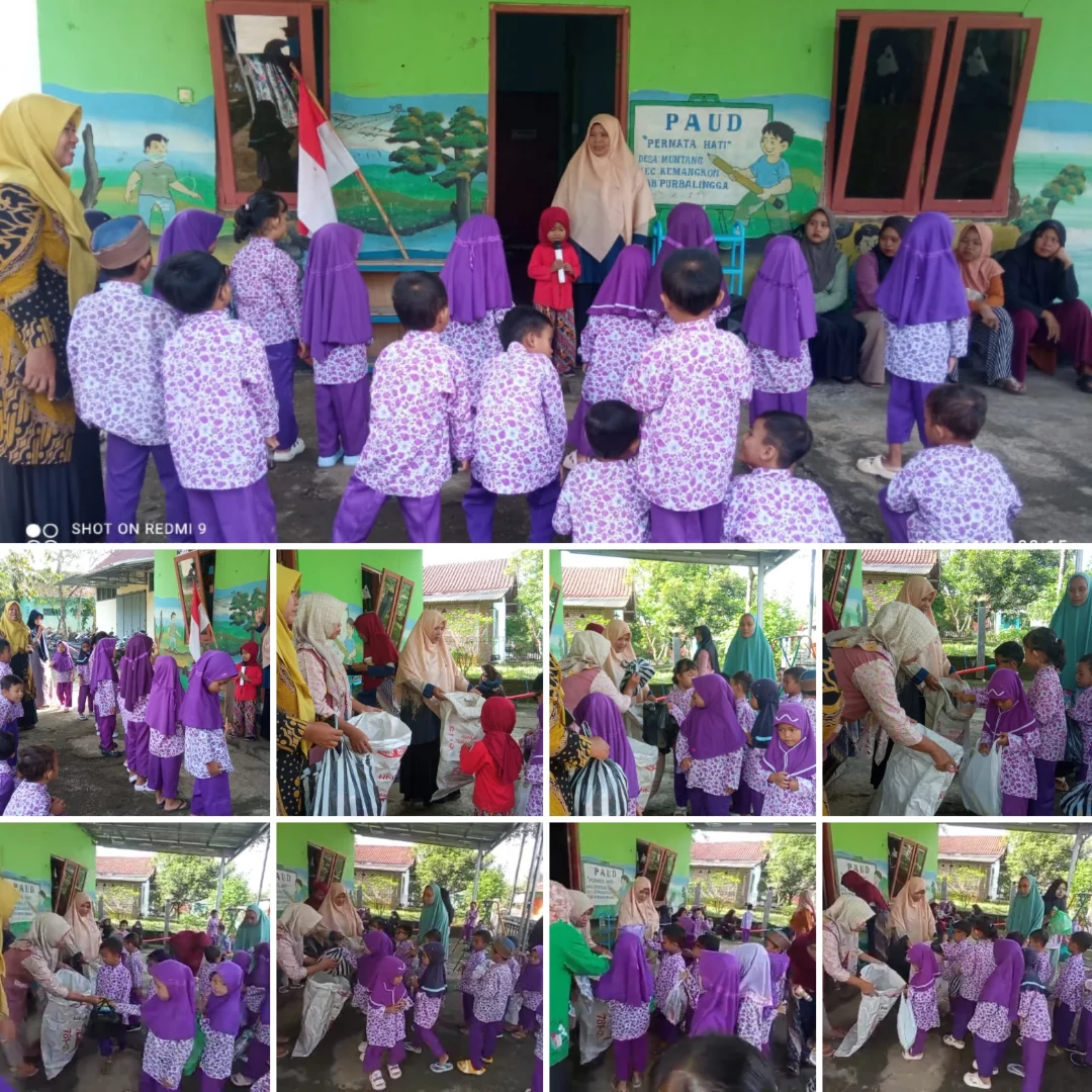 Filantropi Hijau Sejak Dini: Siswa PAUD KB Permata Hati Belajar 'SODAKOH SAMPAH' Bersama Limbah Pustaka