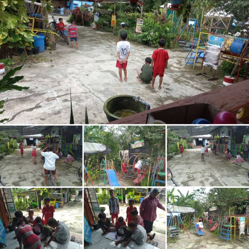 Keseruan Bermain di Limbah Pustaka