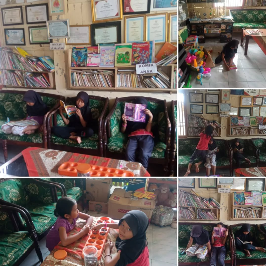 Kenyamanan Membaca dan Bermain di Limbah Pustaka