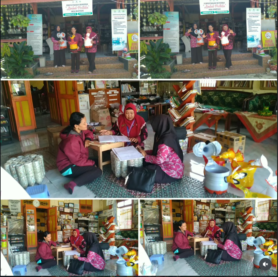 Berbagi Inspirasi: Kunjungan Perpustakaan TANGGUH Desa Kalialang ke Limbah Pusta