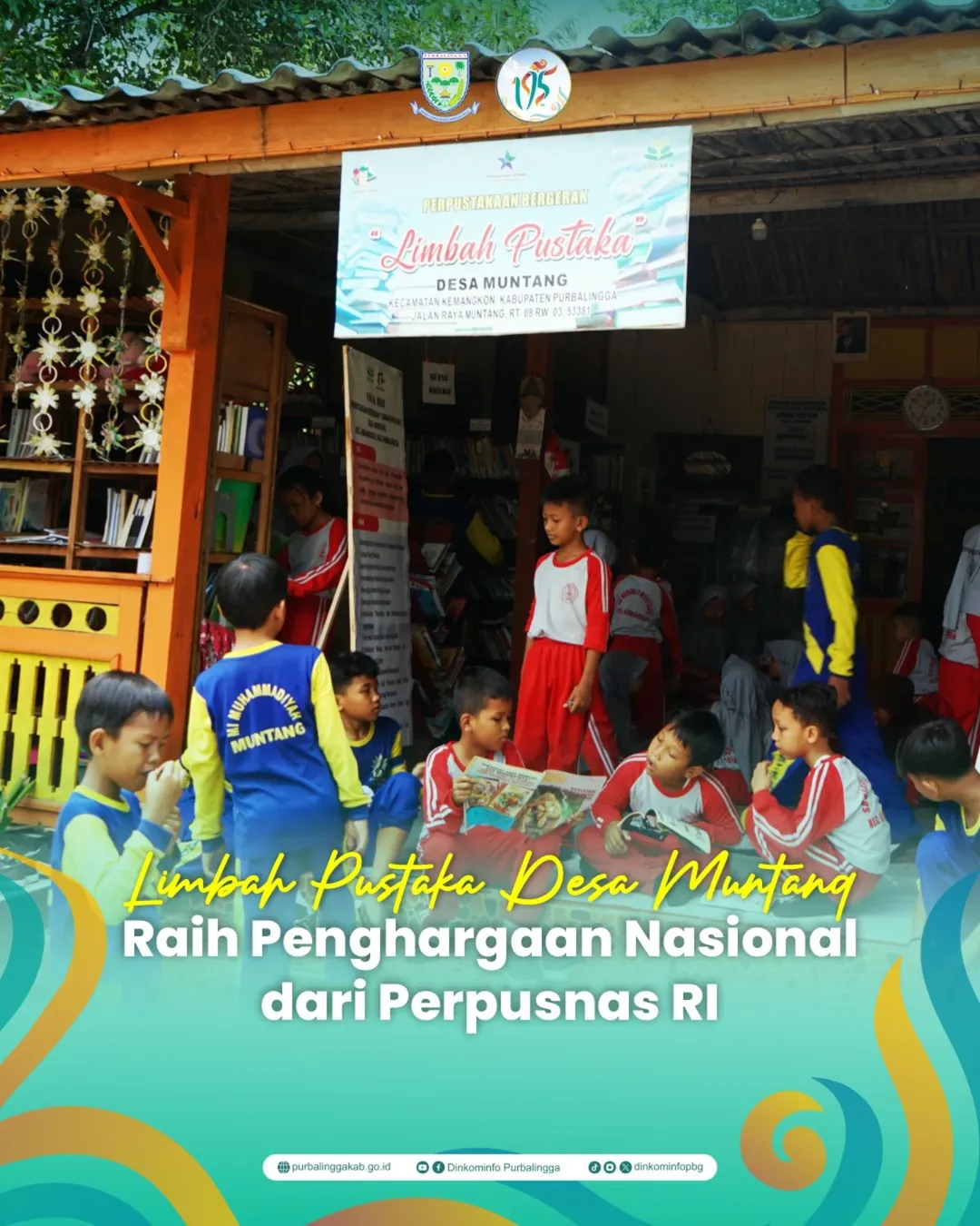 Prestasi Nasional: Limbah Pustaka Desa Muntang Raih Penghargaan Perpustakaan Terbaik dari Perpusnas RI