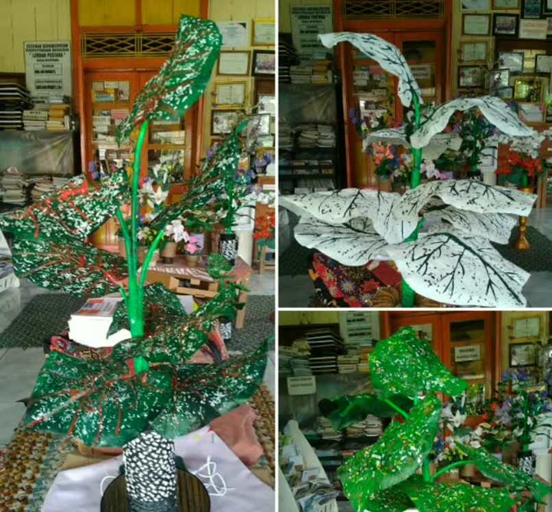 “Keladi Kebunku Hadir Menjadi Harapan”: Kreasi Kresek Limbah Pustaka Sulap Sampah Plastik Jadi Karya Bernilai